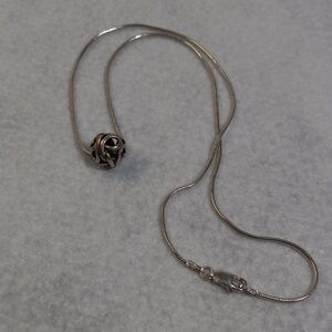 Silver Small Ball 925 Necklace and Pendant